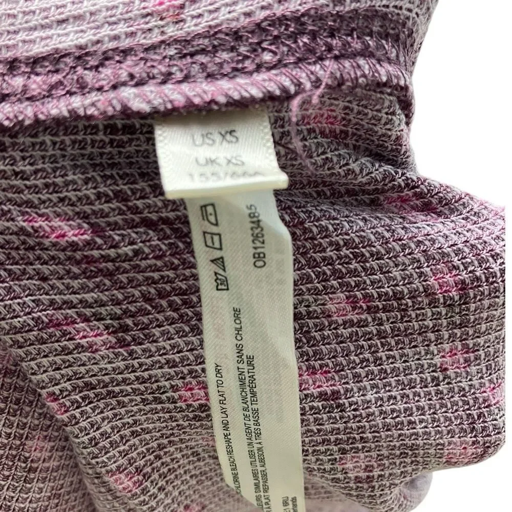 Free People Purple Thermal‎ Long Johns Sleepwear One Piece Pajama